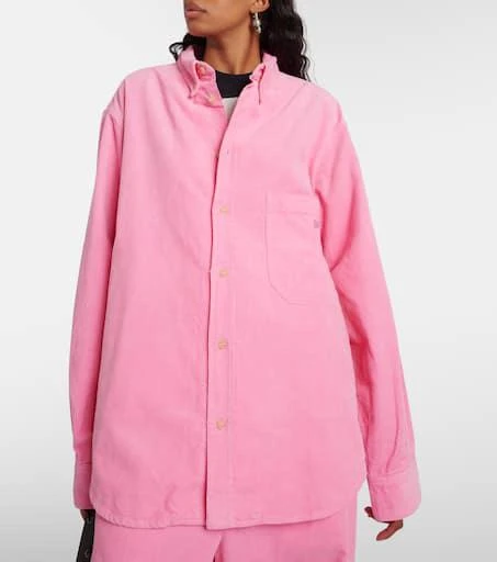 Acne Studios Face cotton corduroy overshirt 5