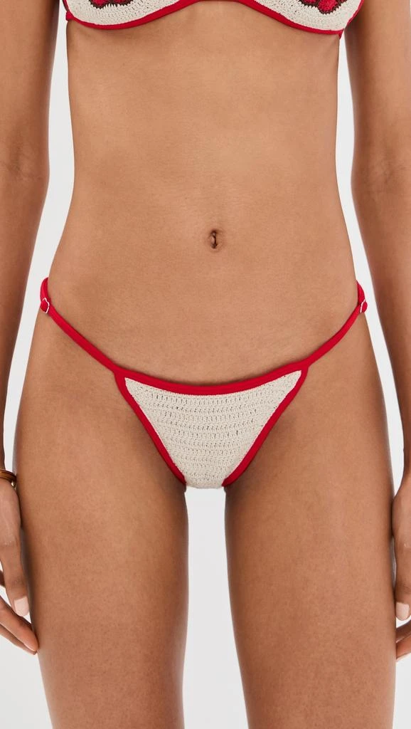Leslie Amon Cynthia Crochet Bikini Bottoms