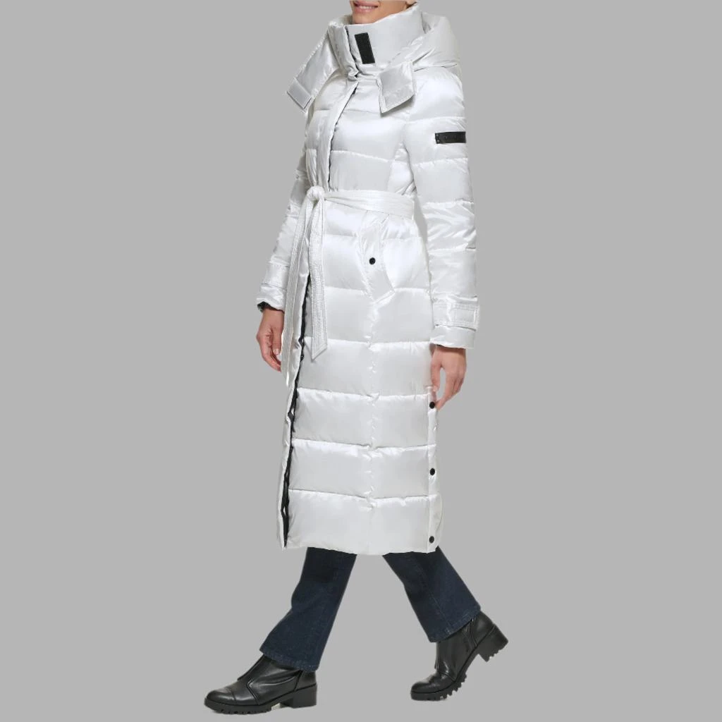 Karl Lagerfeld Paris CONTRAST MAXI BELTED PUFFER 3