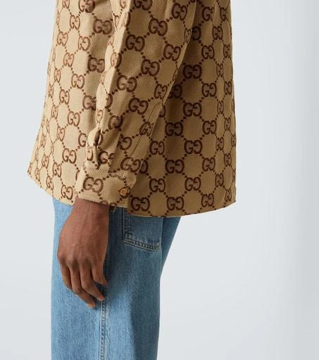 Gucci Maxi GG jacquard canvas shirt 6