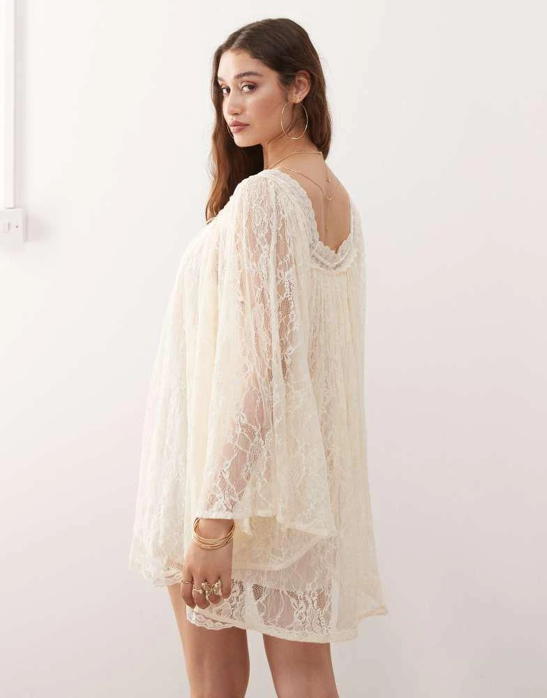 Miss Selfridge long sleeve lace dress in cream  On Sale Now with Up to 11%  Off | Discover Exclusive Deals & Savings at BeyondStyle  Authentic Miss  Selfridge Home|women with Limited-Time
