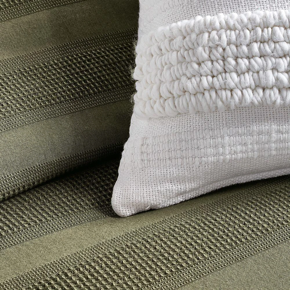 DKNY Textured Stripe Decorative Pillow, 20" x 20" 4