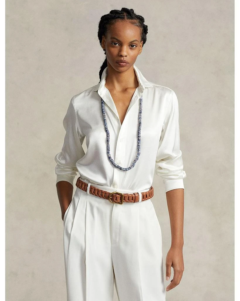 Ralph Lauren Ralph Lauren Silk Long Sleeve Shirt 7