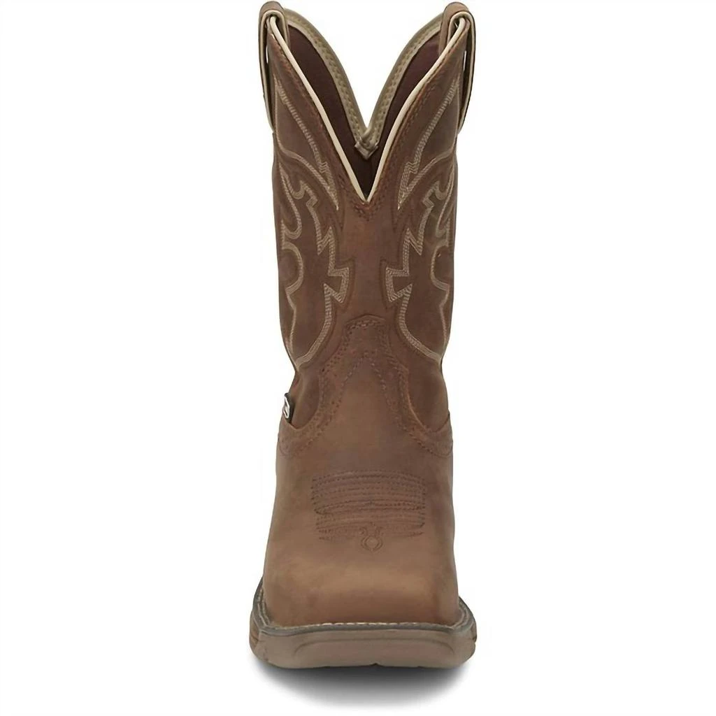 Justin MEN'S RUSH 11" STEEL TOE WATERPROOF WORK BOOT 4