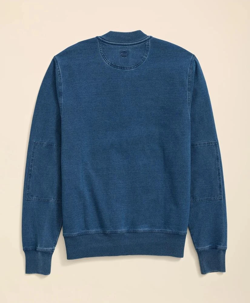Brooks Brothers Cotton Blend Baseball Collar Sweatshirt 4