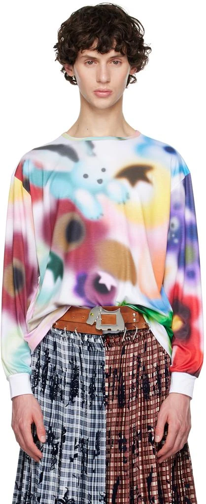 CHOPOVA LOWENA Multicolor Airbrush Bunny Long Sleeve T-Shirt 1