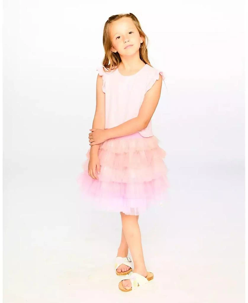 Deux par Deux Big Girls Bi-Material Dress 2