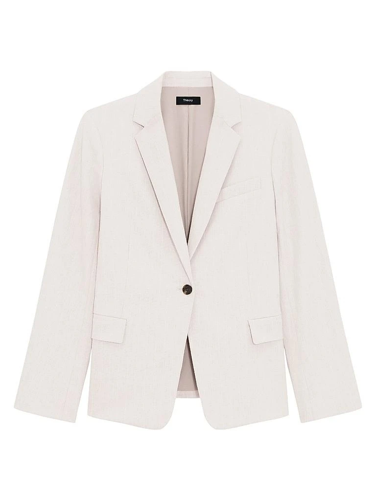 Theory Cotton & Linen Slim-Fit Blazer 1