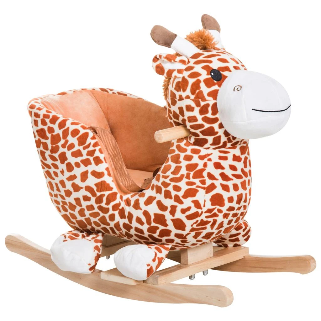 BreeBe Kids Plush Rocker Chair with Sound Effects