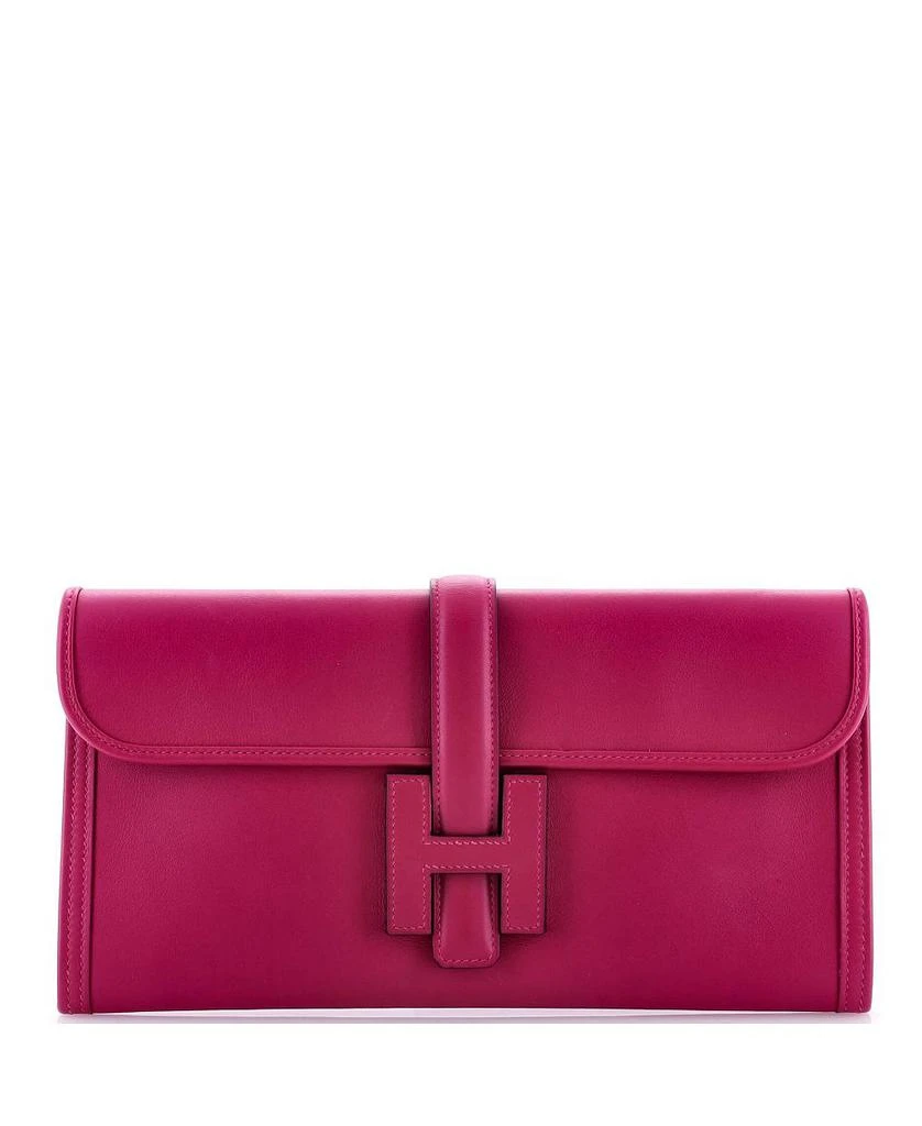 Pre-Owned Hermes 29 Jige Elan Clutch Swift 1