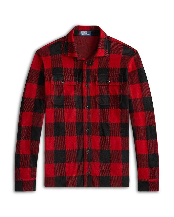 Ralph Lauren Plaid Knit Flannel Overshirt 6