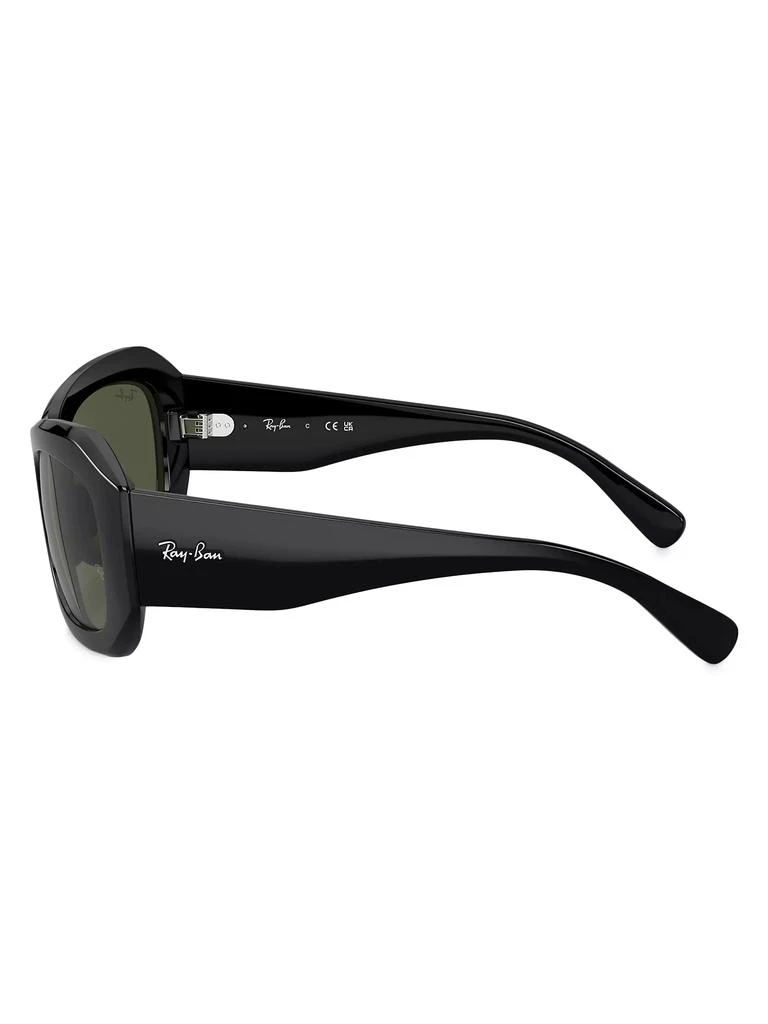 Ray-Ban Beate Pillow 56MM Wrap Sunglasses 3