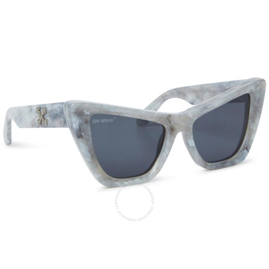 Off-White Edvard Grey Cat Eye Ladies Sunglasses OERI045 0807 57