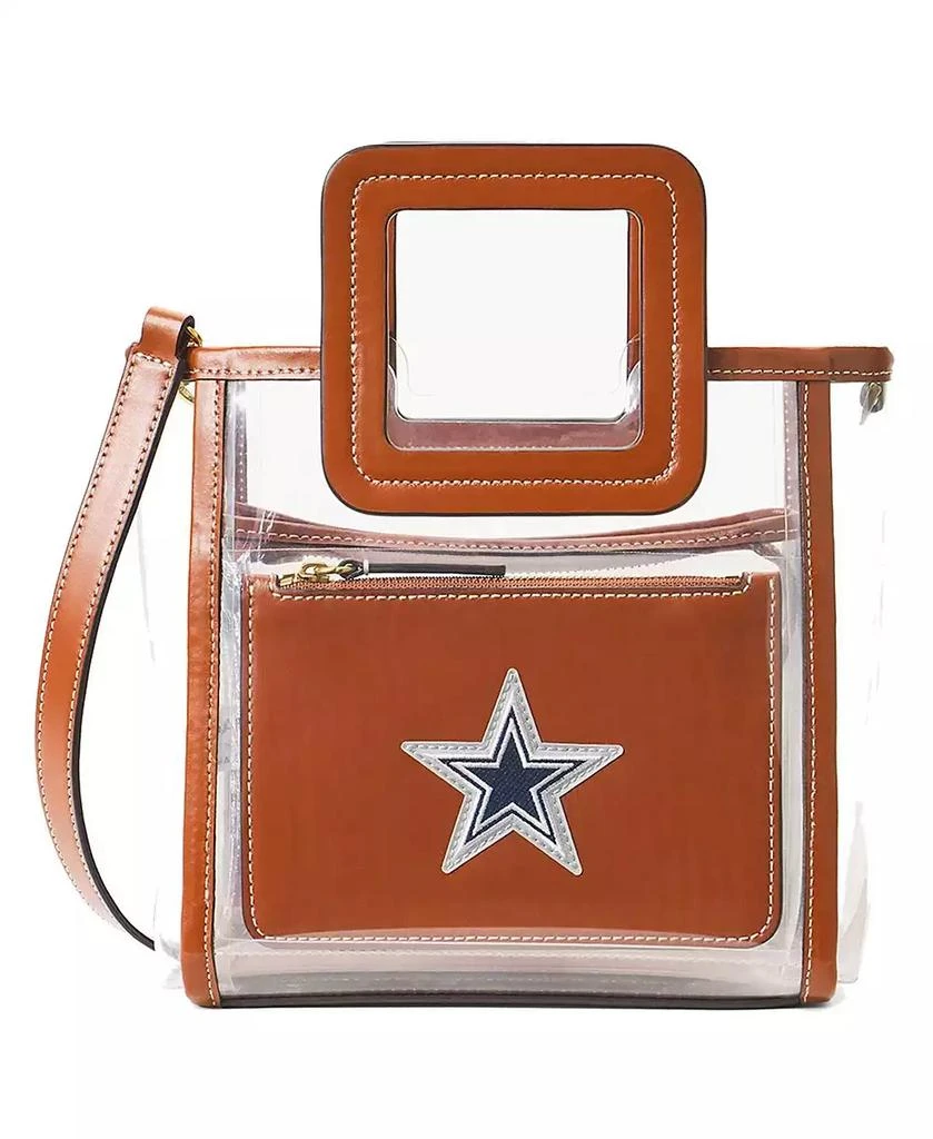 Staud Women's Dallas Cowboys Clear Mini Shirley Bag 1