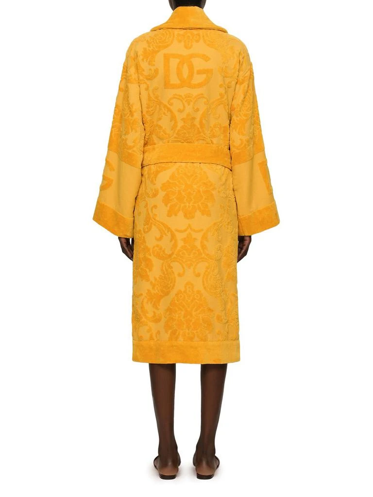 Dolce & Gabbana Cotton Jacquard Bathrobe 4
