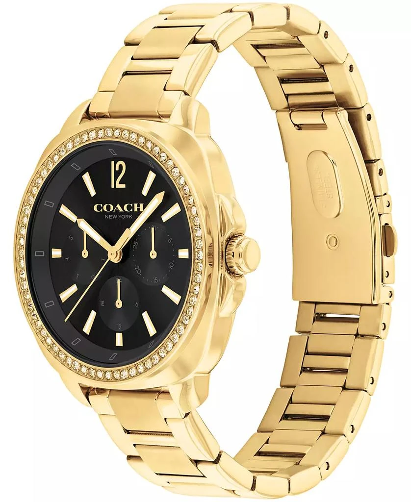 Coach Women's Kitt Gold-Tone Stainless Steel Bracelet Watch 2