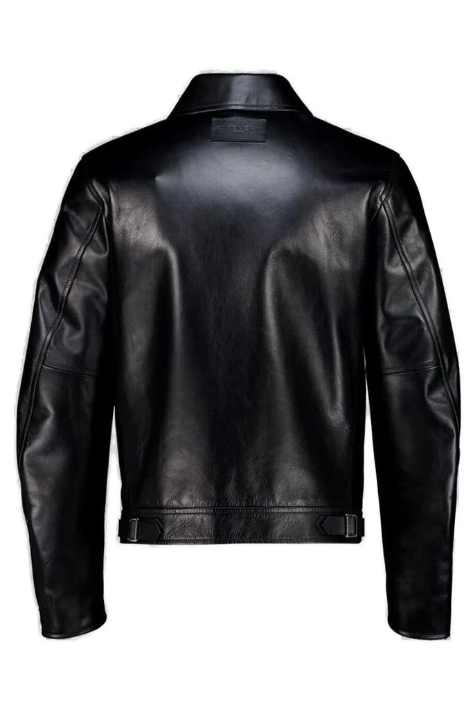Givenchy Givenchy Zip-Up Leather Biker Jacket 2