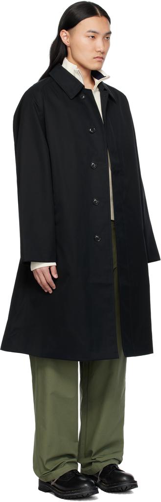 Nanamica Navy 2L Cotton GORE-TEX Balmacaan Coat