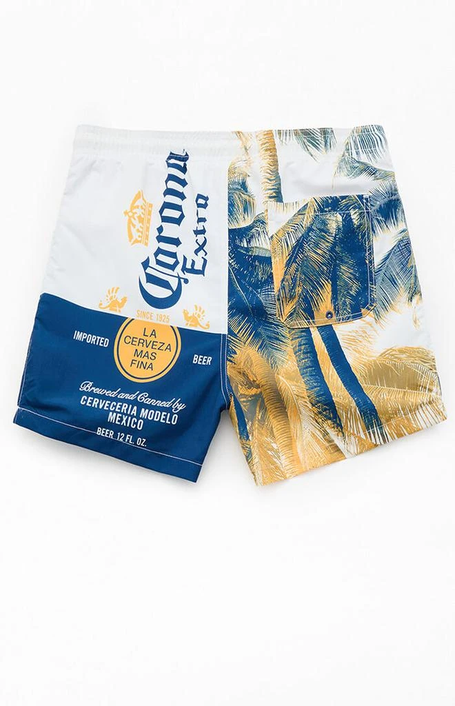 null Corona Palm Trees 4.5" Swim Trunks 2