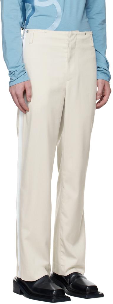 TheOpen Product SSENSE Exclusive Beige Side Taped Pants
