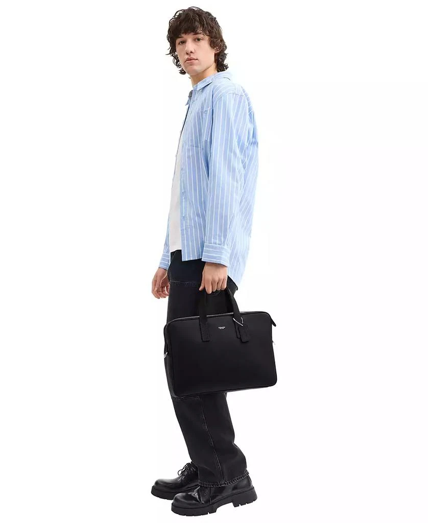 Coach Men's Carlyle Polished Pebble Brief Bag 6