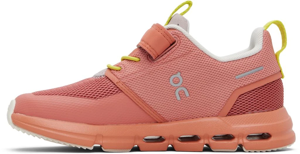 On Little Kids Orange Cloud Play Sneakers 3