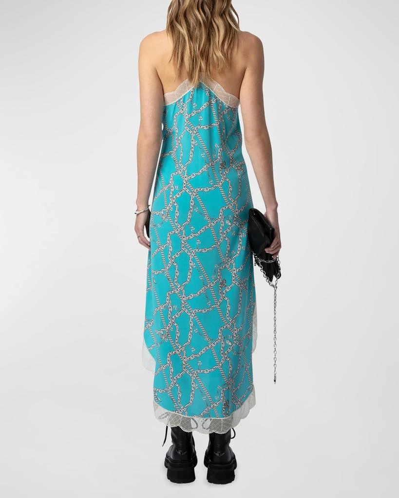 ZADIG & VOLTAIRE Ristyl Chain Silk Slip Dress 4