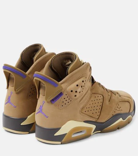 NIKE Air Jordan 6 Retro suede sneakers 3