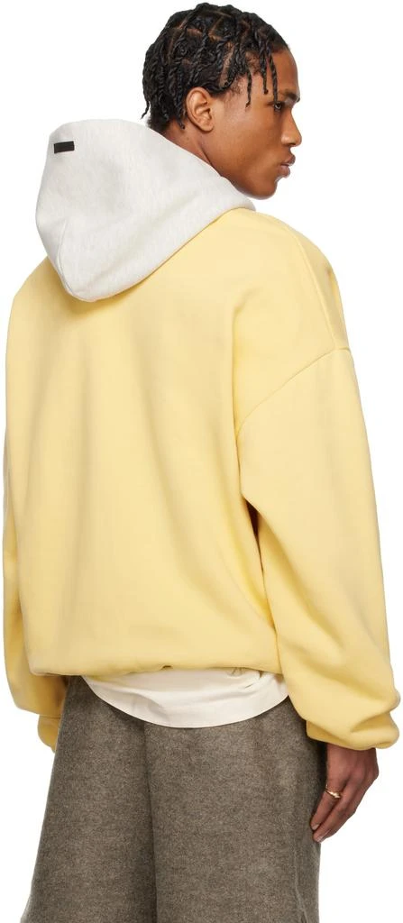 Essentials Yellow & Gray NBA Lakers Pull Over Hoodie 3