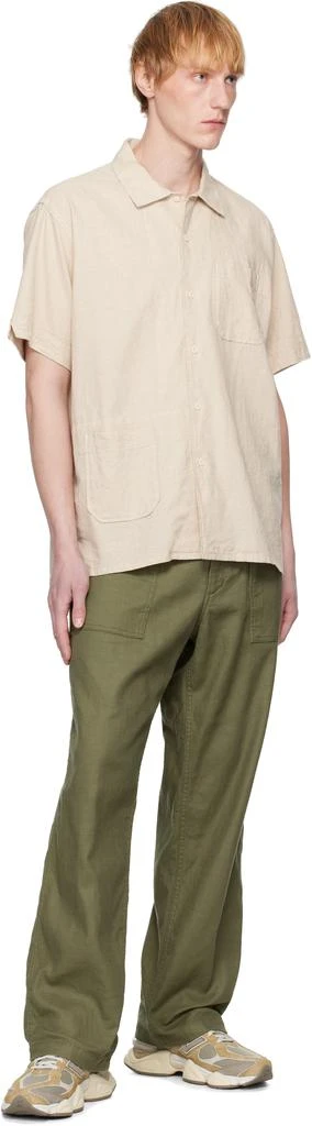 New Balance Green & Beige 9060 Sneakers 5