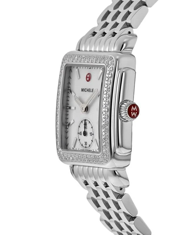 Michele Michele Deco Diamond Mother of Pearl Steel Women's Watch MWW06V000001 3