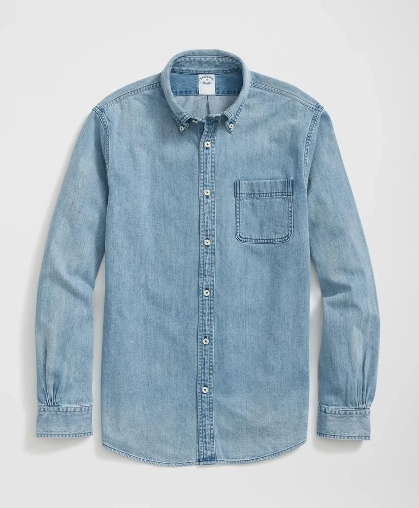 Brooks Brothers Archival Denim Shirt in Cotton Twill 1