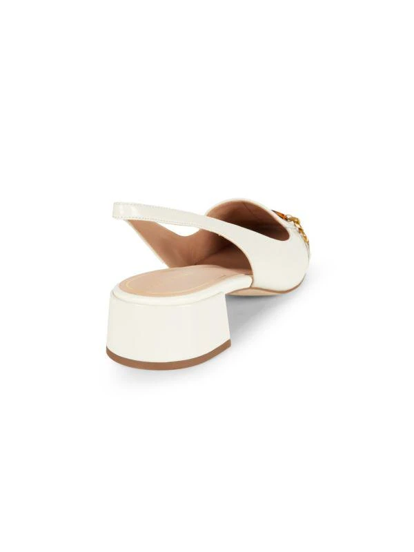 Cole Haan Penley Block Heel Leather Slingback Pumps 3