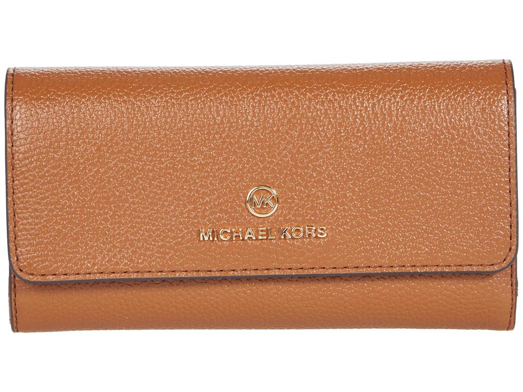 Michael Kors Jet Set Trifold Tan Saffiano Leather Wallet selling