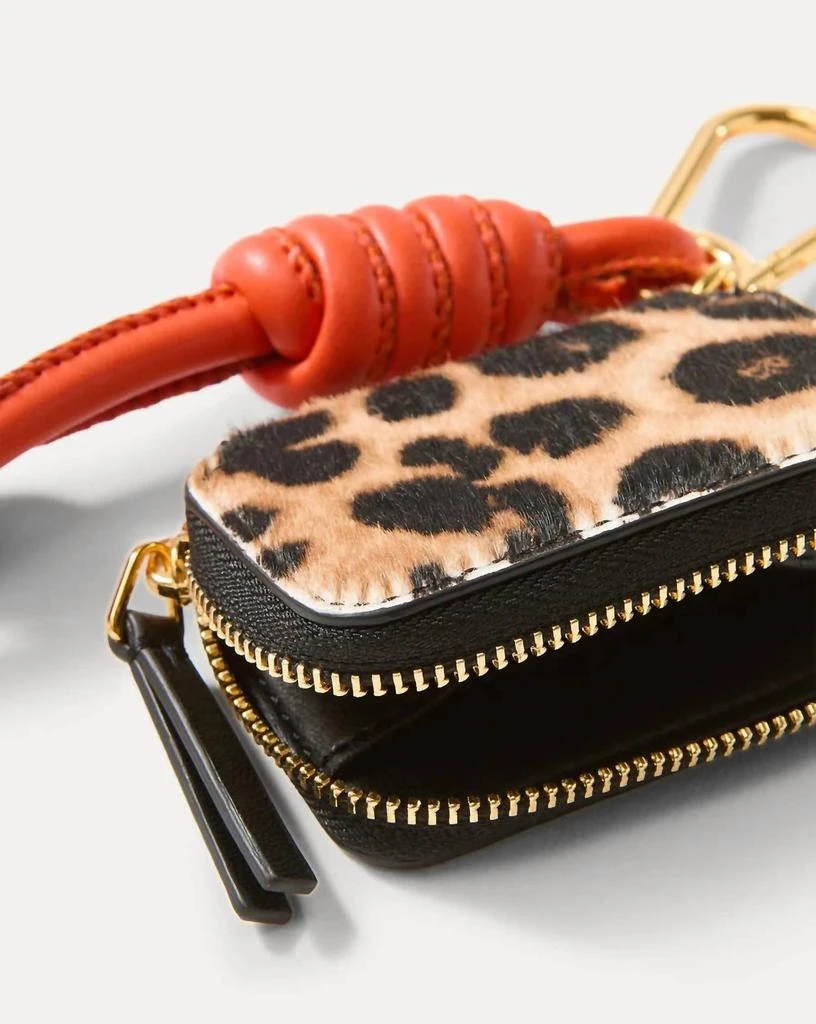 VERONICA BEARD Veronica Beard - Leopard Zip Pouch Bag Charm 2