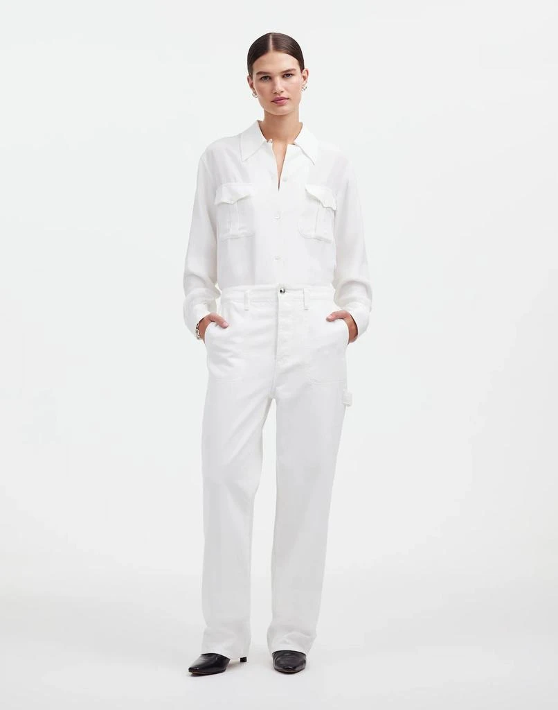 Madewell Alexa Chung for Madewell Workwear Jeans in True White