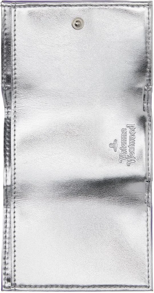 Vivienne Westwood Purple Re-Vegan Envelope Billfold Wallet 3