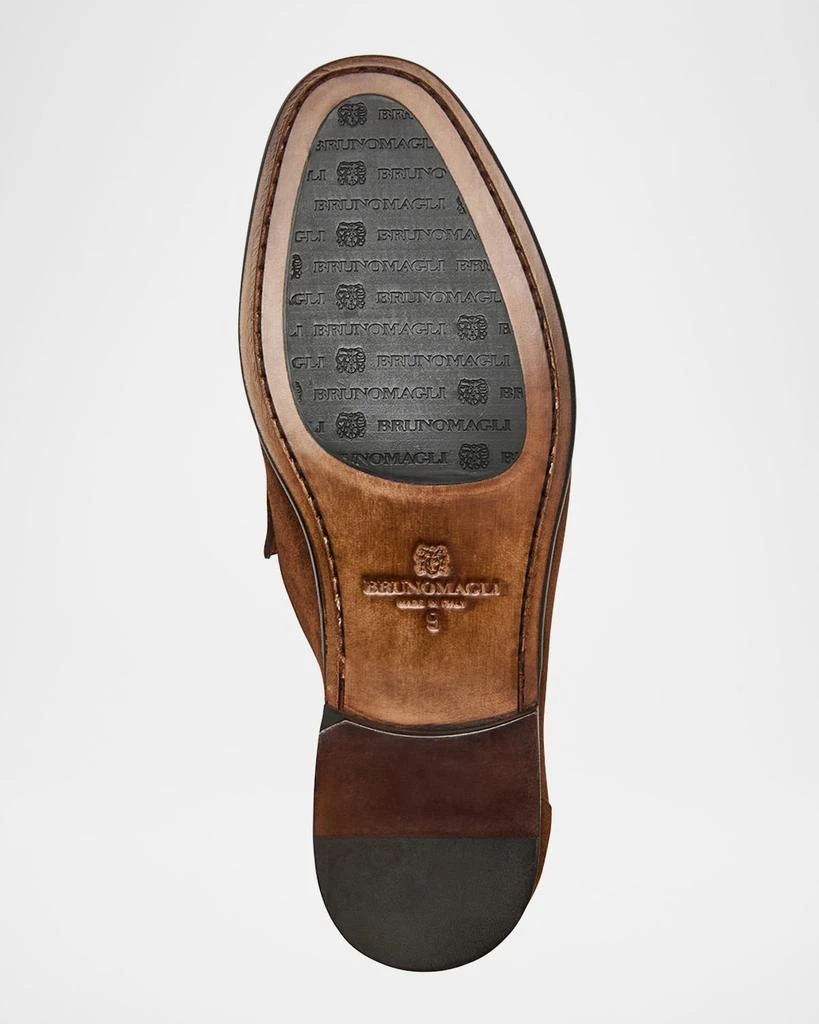Bruno Magli Men's Trieste Suede Bit Loafers 6