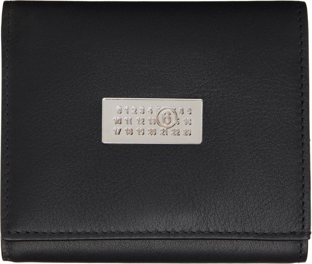 MM6 Black Trifold Wallet 1