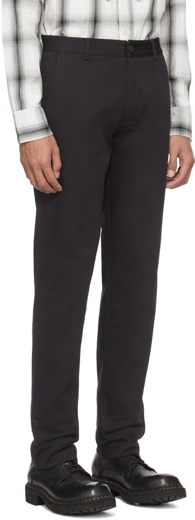 Universal Works Black Aston Trousers 2