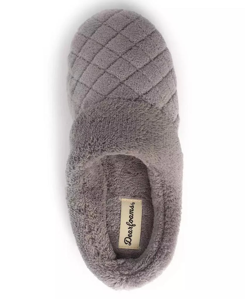 Dear Foams Women's Libby Quilted Terry Clog Slippers 4