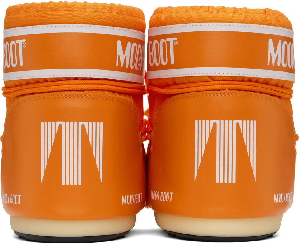 Moon Boot Orange Icon Low Nylon Boots 2