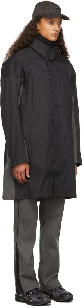Affix Black Dual Collar Coat 2