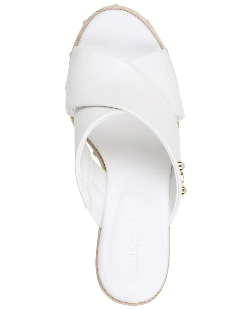 Karl Lagerfeld Paris CELLYN ANKLE STRAP WEDGE 3