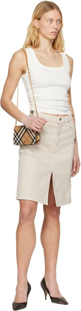 Burberry White Festival Cotton Tank Top 4