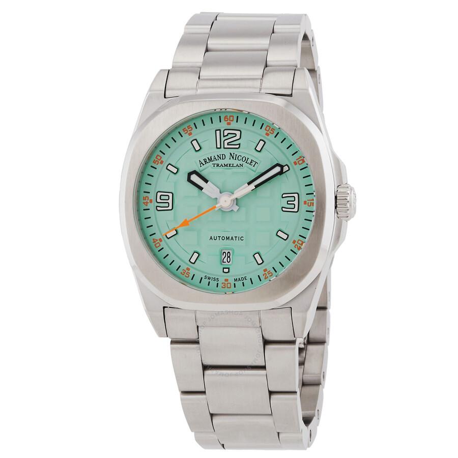 Armand Nicolet JH9 Automatic Aqua Blue Dial Men's Watch A660HAA-ZO-MA4680A