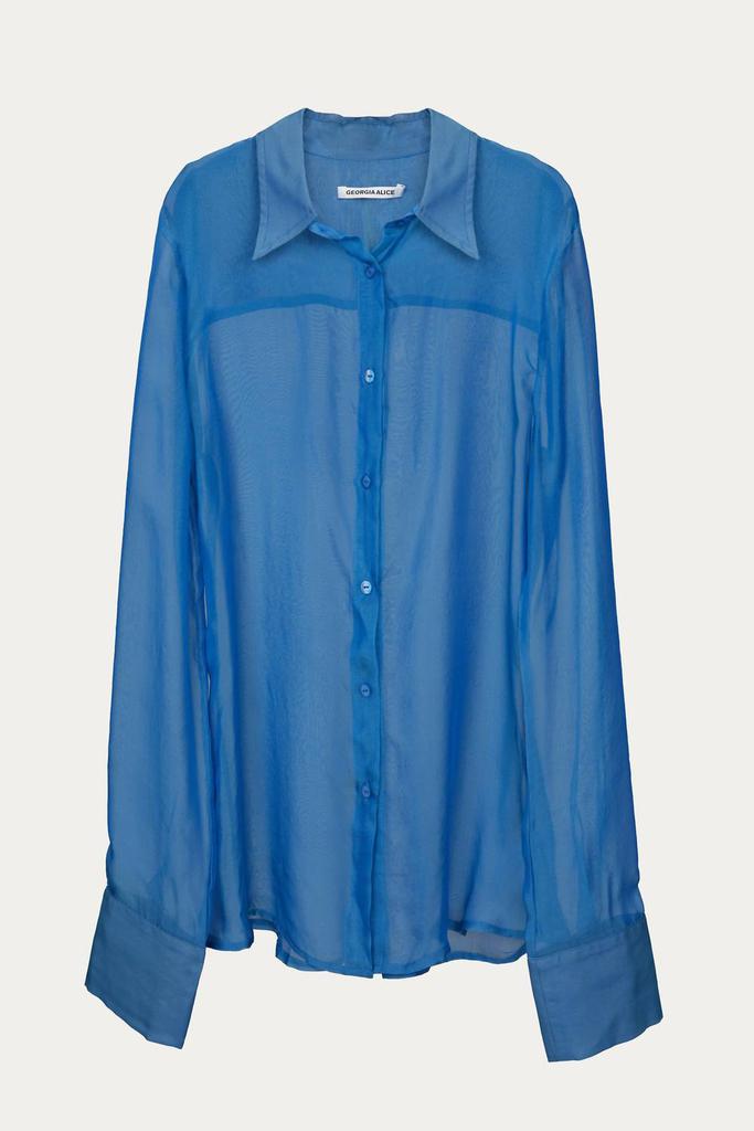 GEORGIA ALICE CHIFFON SLIM SHIRT
