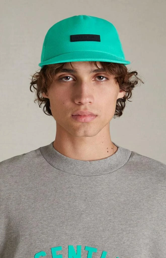 Essentials Mint Leaf Fleece Baseball Hat