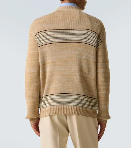 Valentino Logo wool and cotton sweater 4