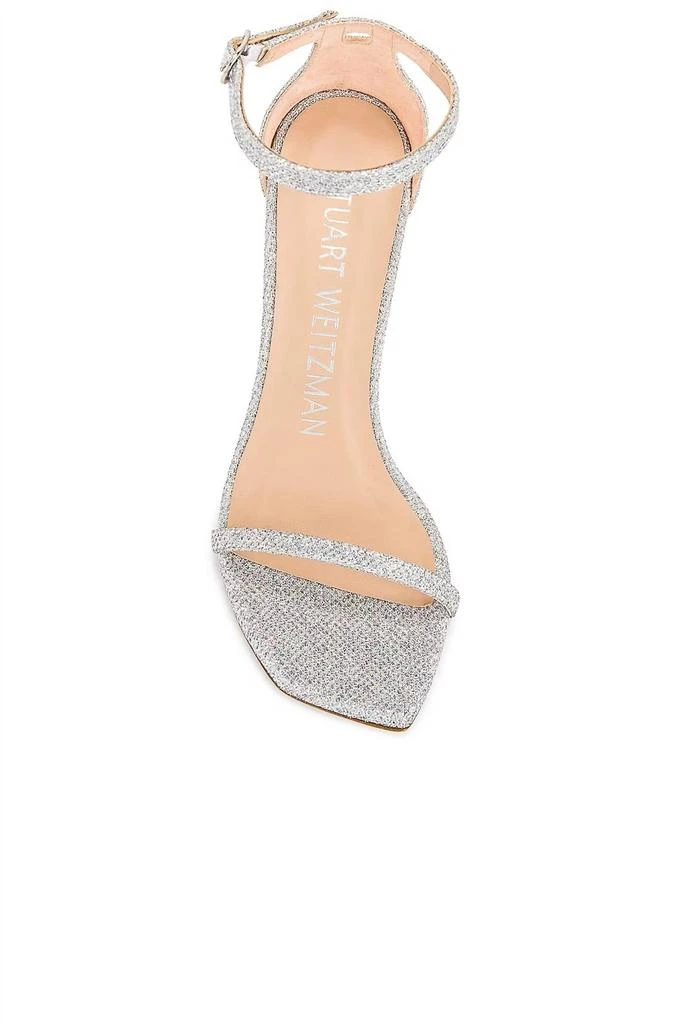 Stuart Weitzman Nudistcurve 100 Sandal In Crystal 5